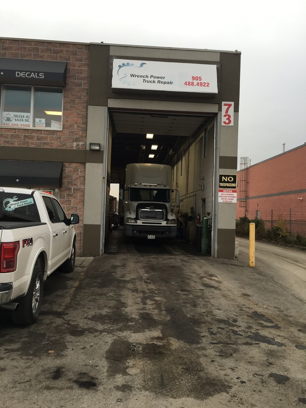 Wrench Power Truck Repair Inc. | 40 Selby Rd, Brampton, ON L6W 3L7, Canada | Phone: (905) 488-4922