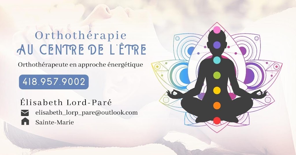 Orthothérapie au centre de lÊtre | 444 Av. de Jupiter, Sainte-Marie, QC G6E 1C2, Canada | Phone: (418) 957-9002