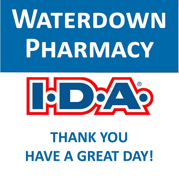 Waterdown IDA Pharmacy | 115 Hamilton St N #15a, Waterdown, ON L0R 2H0, Canada | Phone: (905) 689-0999