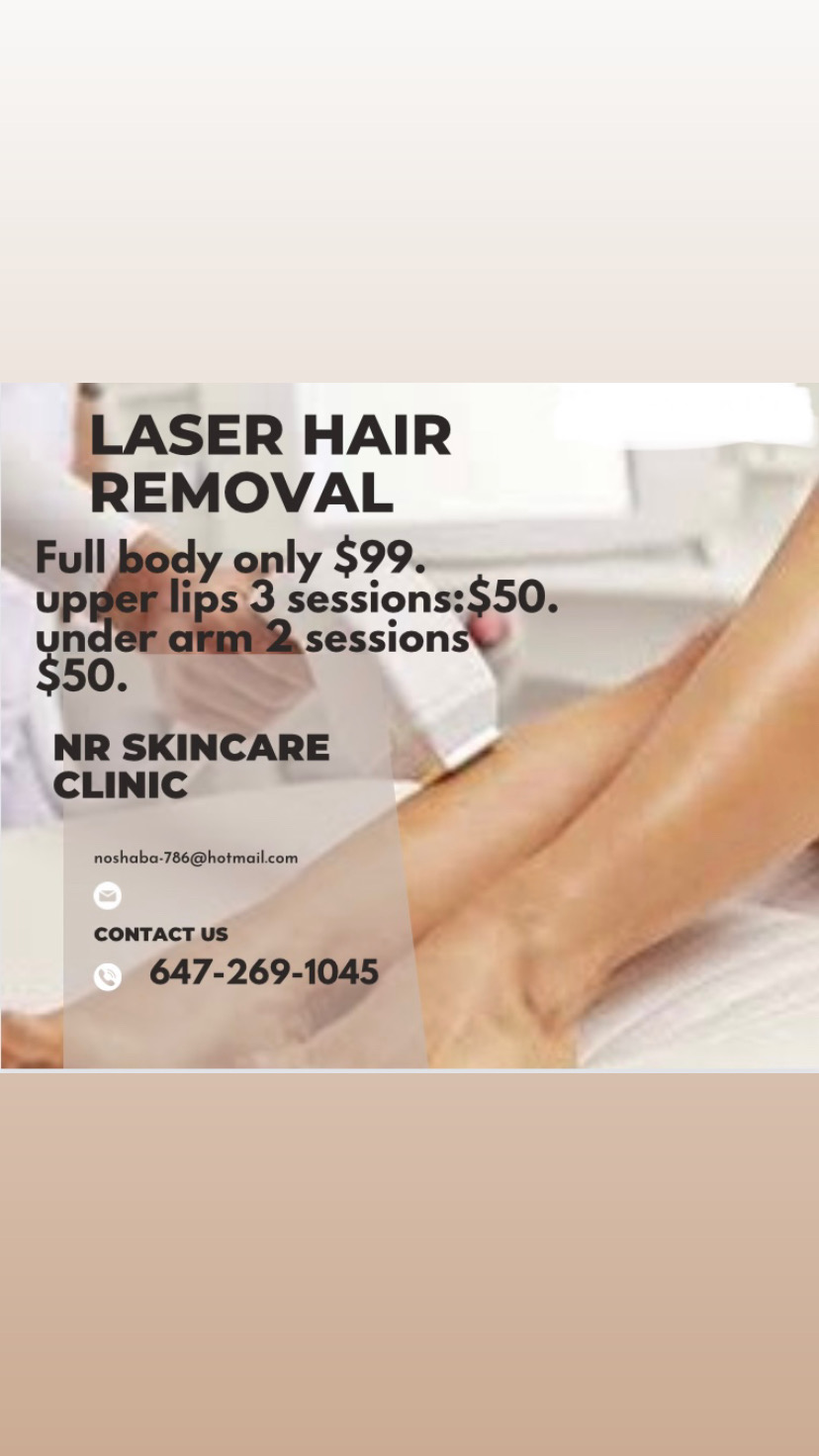 NR Laser & Spa | 7088 Justine Dr, Mississauga, ON L4T 1M3, Canada | Phone: (647) 269-1045