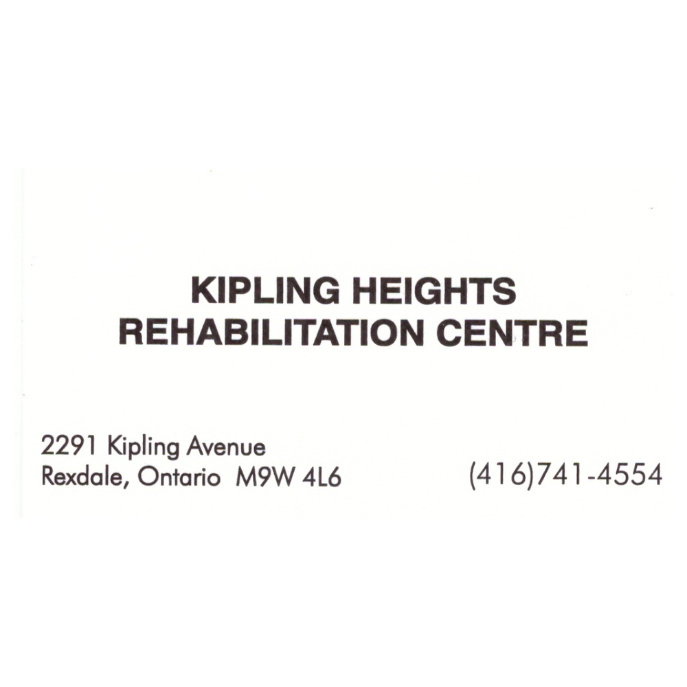 Kipling Heights Rehabilitation Centre | 2291 Kipling Ave, Etobicoke, ON M9W 1A1, Canada | Phone: (416) 741-4554