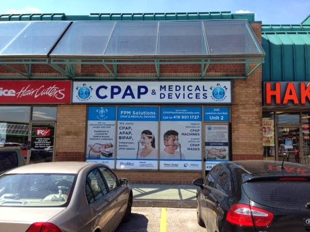 FPM Solutions CPAP & Medical Devices | 2131 Lawrence Ave E #1102, Scarborough, ON M1R 5G4, Canada | Phone: (416) 901-1727