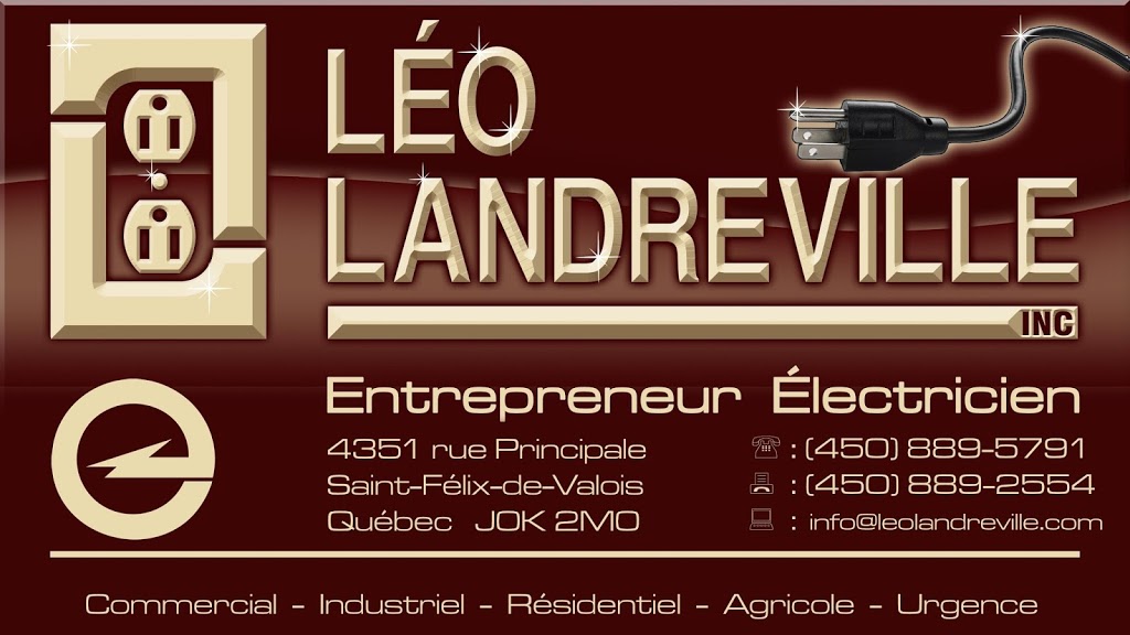 Léo Landreville inc | 4351 Rue Principale, Saint-Félix-de-Valois, QC J0K 2M0, Canada | Phone: (450) 889-5791