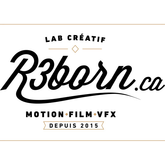 R3BORN.ca // Motion Design, Film, VFX | 208 Chem. Belmont, Stoneham-et-Tewkesbury, QC G3C 0R8, Canada | Phone: (418) 848-8644