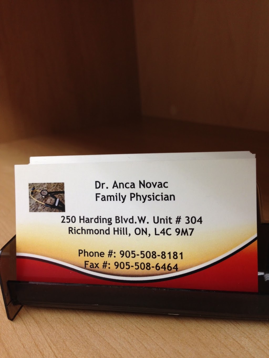 Dr. Anca Novac M.D. CFPC - Family Medicine Clinic | 250 Harding Blvd W Suite # 304, Richmond Hill, ON L4C 9M7, Canada | Phone: (905) 508-8181