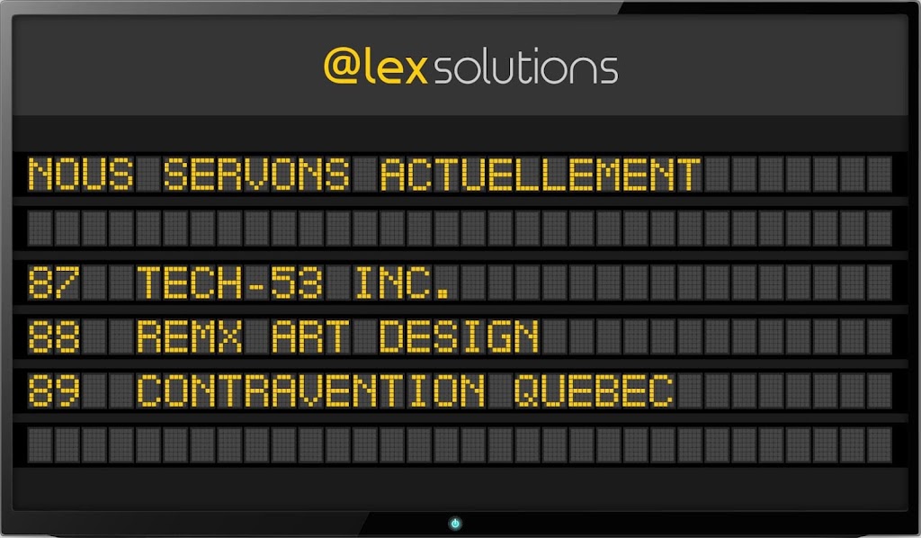 Alex Solutions | 1847 Chem. du Lac Morin, Saint-Lin - Laurentides, QC J5M 1H4, Canada | Phone: (514) 298-2911