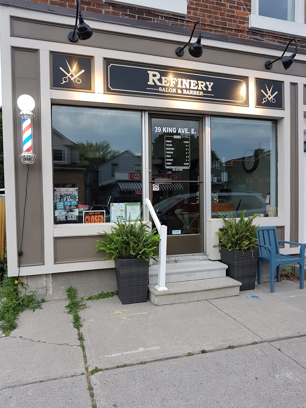 Refinery Salon and Barber | 39 King Ave E, Newcastle, ON L1B 1H3, Canada | Phone: (905) 446-7000