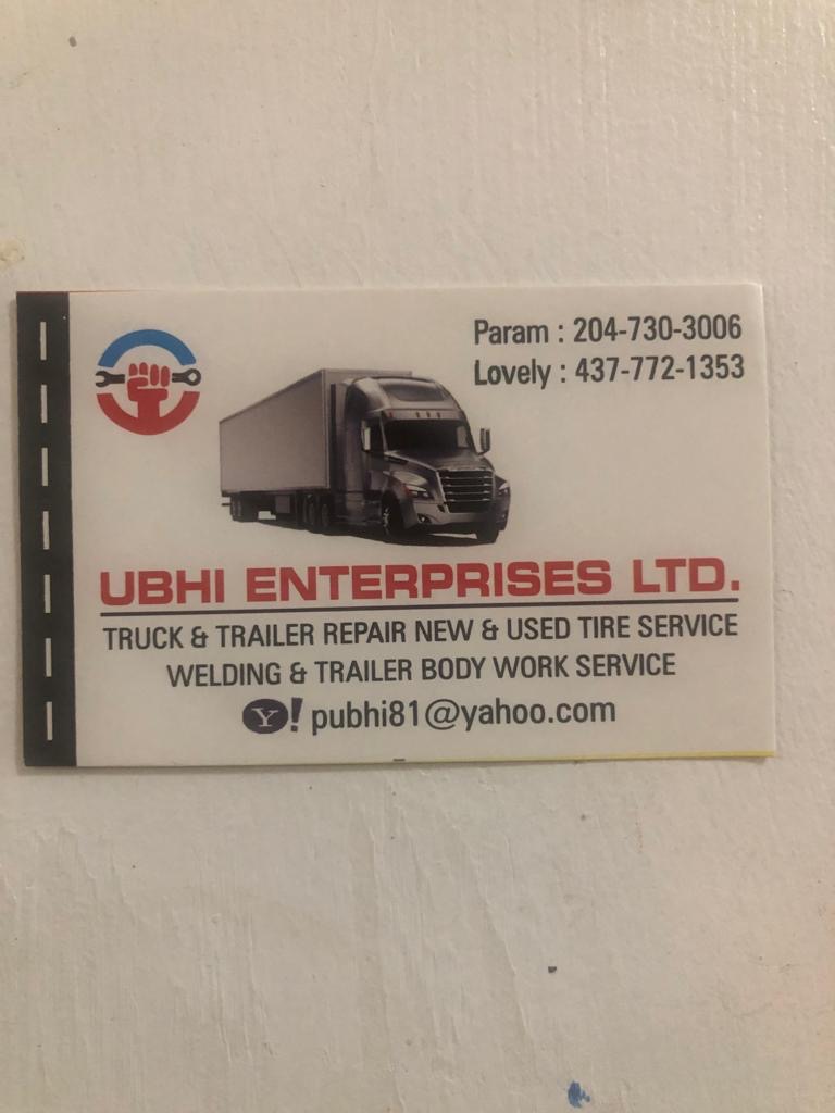 Ubhi Enterprises ltd | 2 Bottlebrush Dr, Brampton, ON L6R 3A3, Canada | Phone: (204) 730-3006