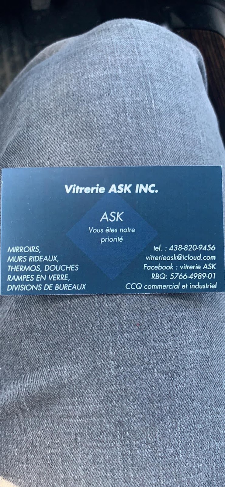 VITRERIE ASK INC | 157 Rue Philippe Goulet Appartement B, Repentigny, QC J5Y 4C3, Canada | Phone: (438) 820-9456