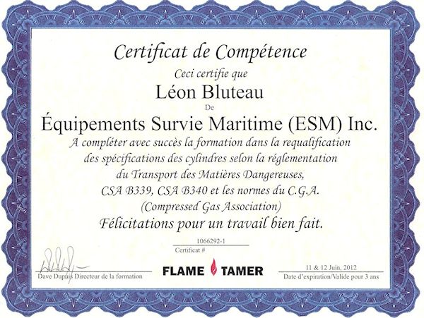 Équipements Survie Maritime | 7240 Bd Sainte-Anne, Château-Richer, QC G0A 1N0, Canada | Phone: (418) 824-3770