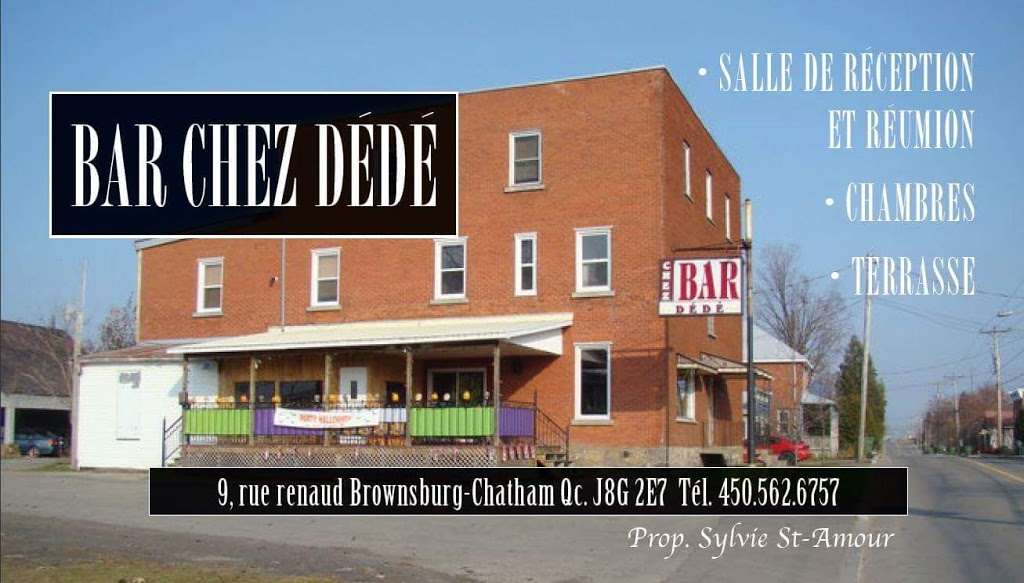 Bar Chez Dede | 9 Rue Renaud, Brownsburg, QC J8G 2E7, Canada | Phone: (450) 562-6757