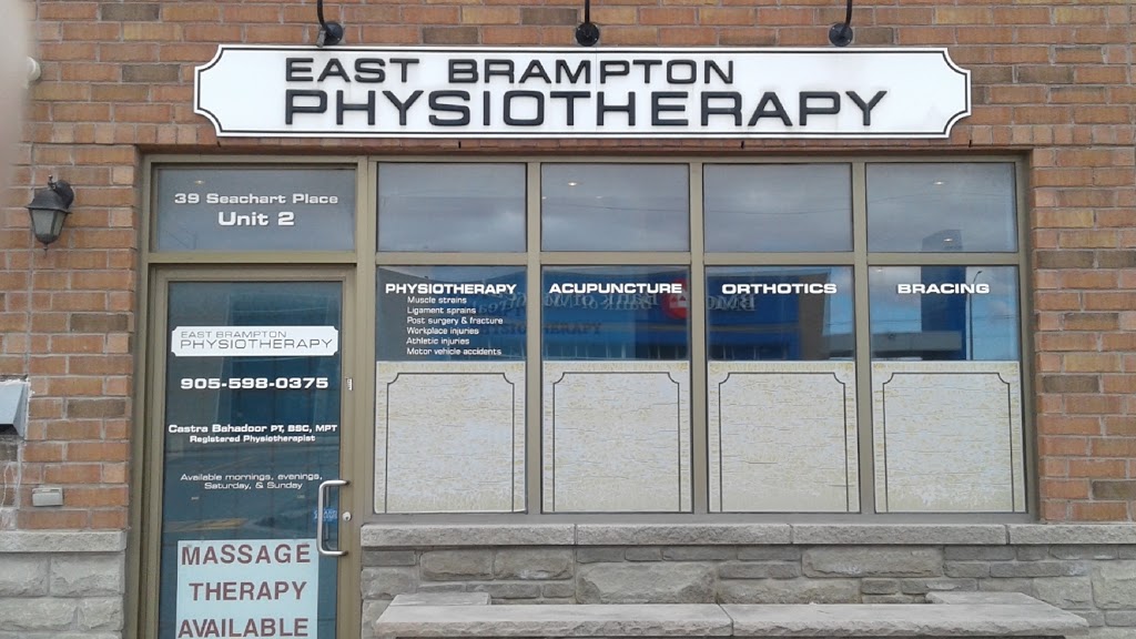 East Brampton Physiotherapy | 39 Seachart Pl #2, Brampton, ON L6P 3E1, Canada | Phone: (905) 598-0375
