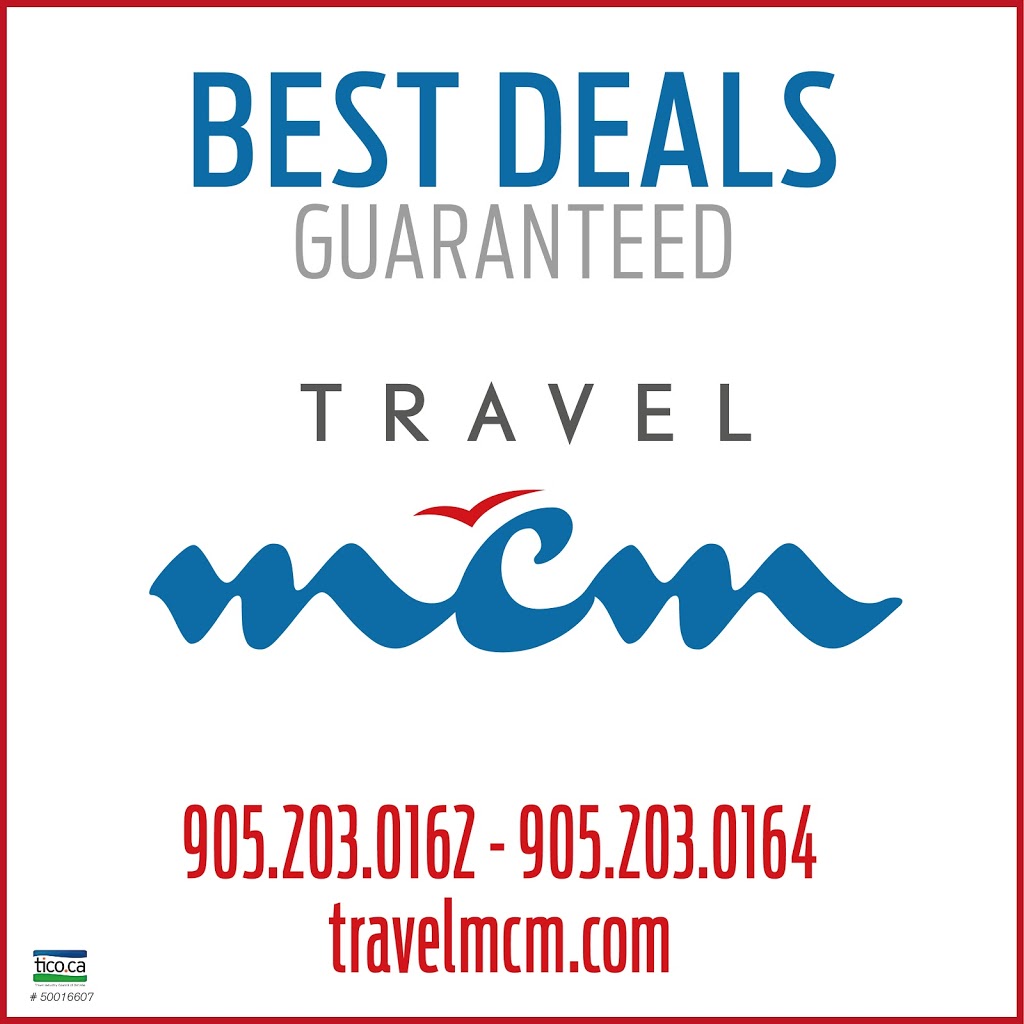 Travel MCM | 646 Thompson Rd S, Milton, ON L9T 0C7, Canada | Phone: (905) 203-0162