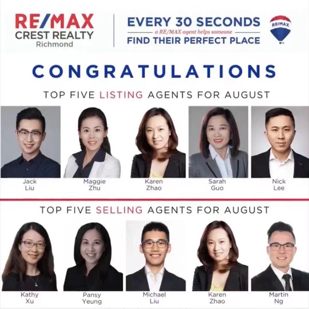 JACK F.LIU PREC* | RE/MAX Crest | Masters, 3631 No. 3 Rd Unit 290, Richmond, BC V6X 2B9, Canada | Phone: (604) 779-5493