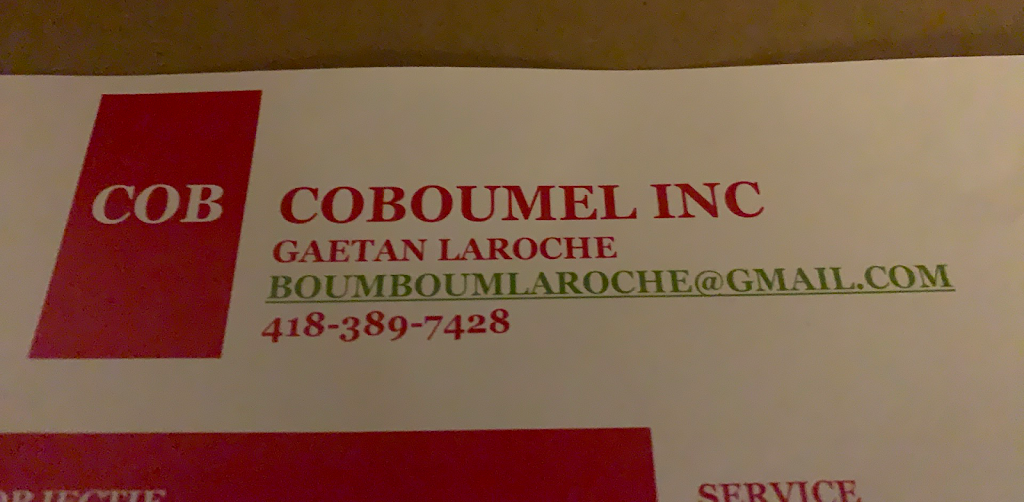 Coboumel inc | 1365 Rue du Parc, Sainte-Marie, QC G6E 2G1, Canada | Phone: (418) 389-7428