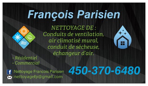 Nettoyage François Parisien | 155 Rue Leroux, Saint-Zotique, QC J0P 1Z0, Canada | Phone: (450) 370-6480