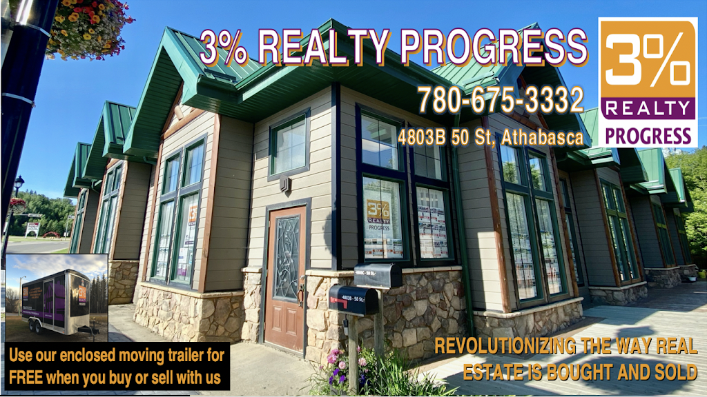 3% Realty Progress | 4803B 50 St, Athabasca, AB T9S 1C8, Canada | Phone: (780) 675-3332