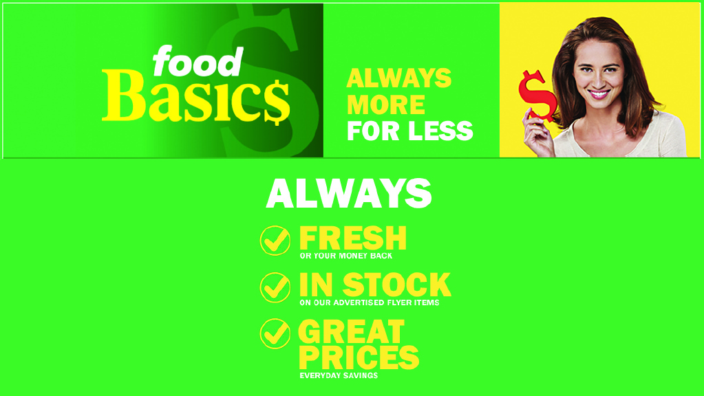 Food Basics | 84 Lynden Rd, Brantford, ON N3R 6B8, Canada | Phone: (519) 759-5850