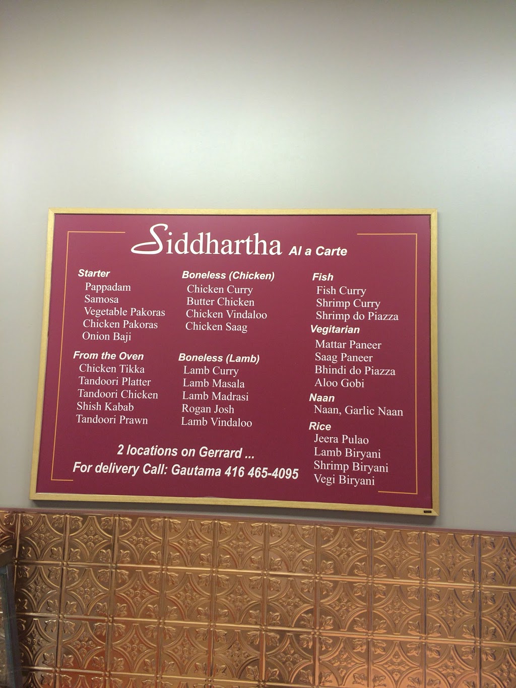 Siddhartha | 734 Queen St E, Toronto, ON M4M 1H2, Canada | Phone: (416) 463-4200