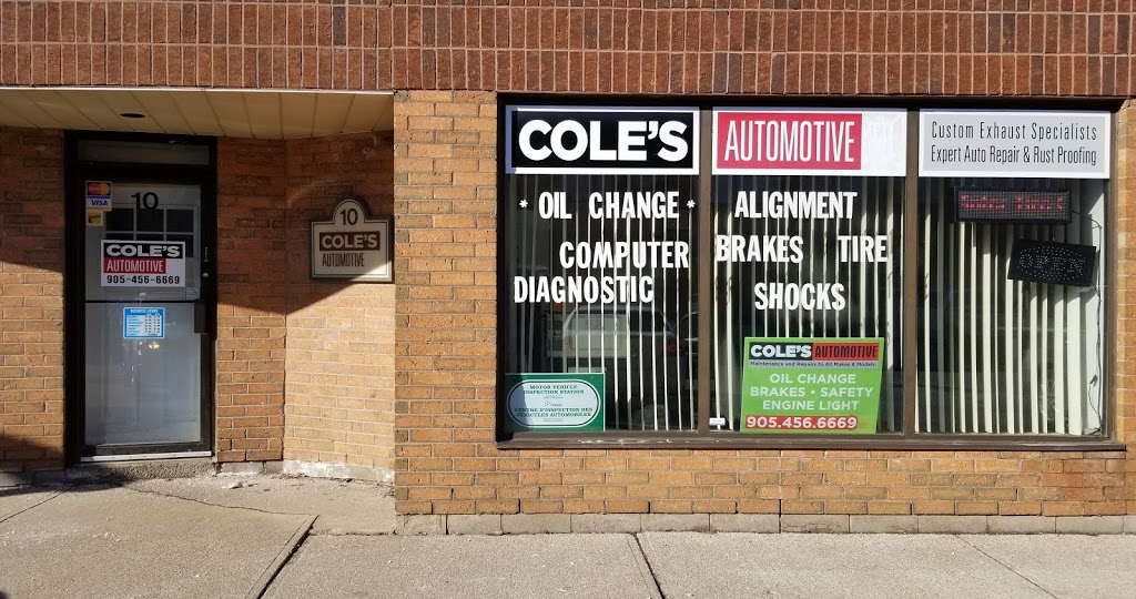 Coles Automotive | 85 Rosedale Ave W #10, Brampton, ON L6X 4H5, Canada | Phone: (905) 456-6669