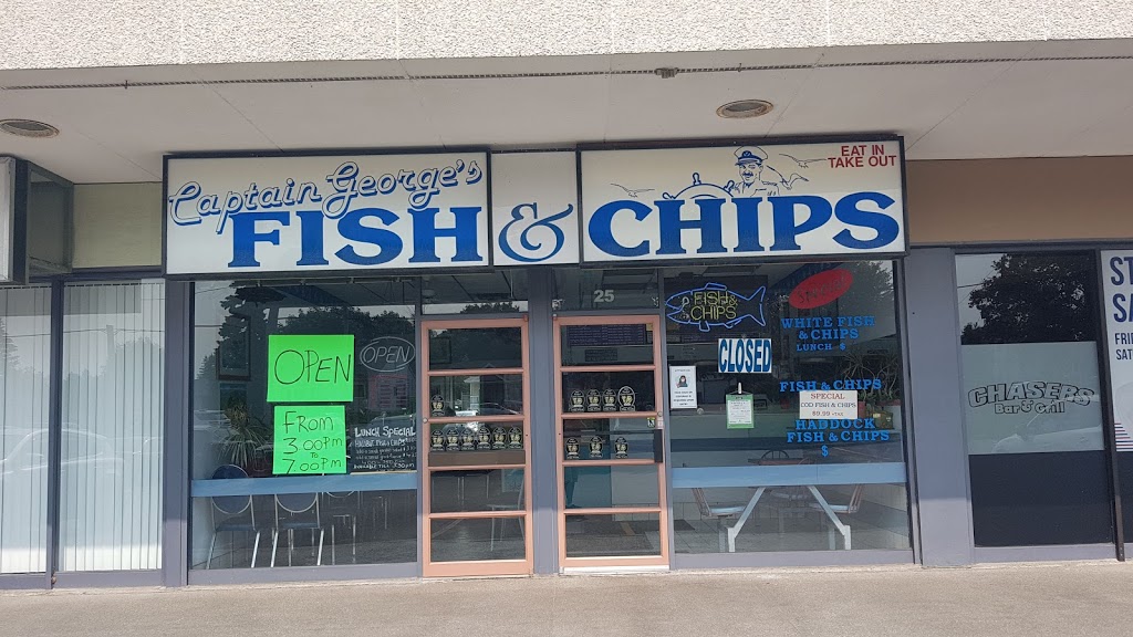 Captain George Fish & Chips | 1300 King St E, Oshawa, ON L1H 8J4, Canada | Phone: (905) 579-3605