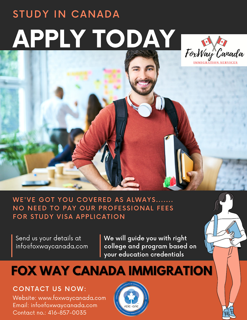 Fox Way Canada Immigration Services | 26 Scenic Ridge Gate, Paris, ON N3L 0K4, Canada | Phone: (416) 857-0035