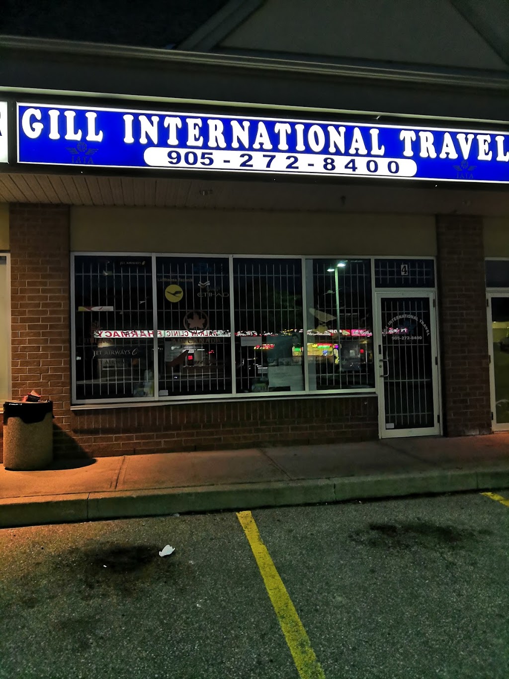 Gill International Travel | 5390 Terry Fox Way, Mississauga, ON L5V 0A5, Canada | Phone: (905) 272-8400