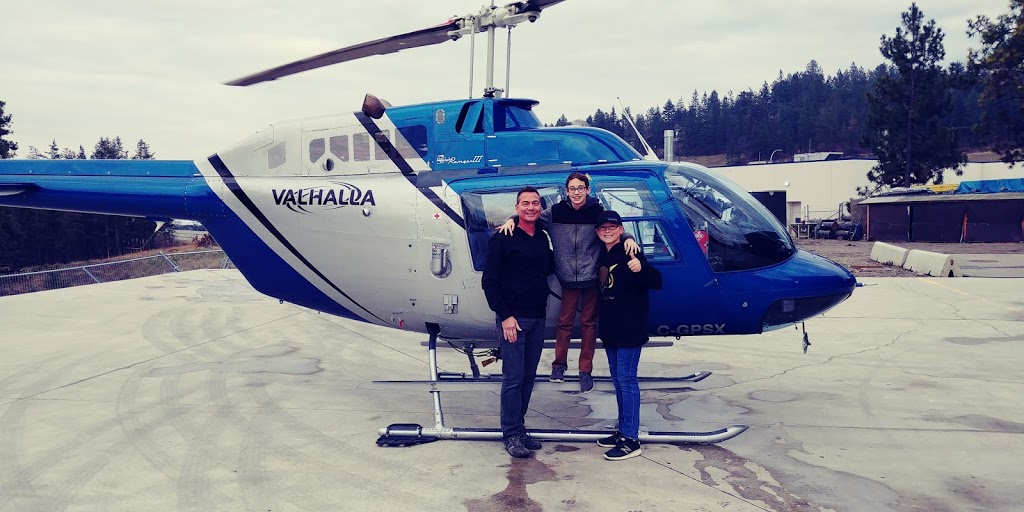 Valhalla Helicopters | 1100 Stevens Rd, West Kelowna, BC V1Z 1G1, Canada | Phone: (250) 769-1486