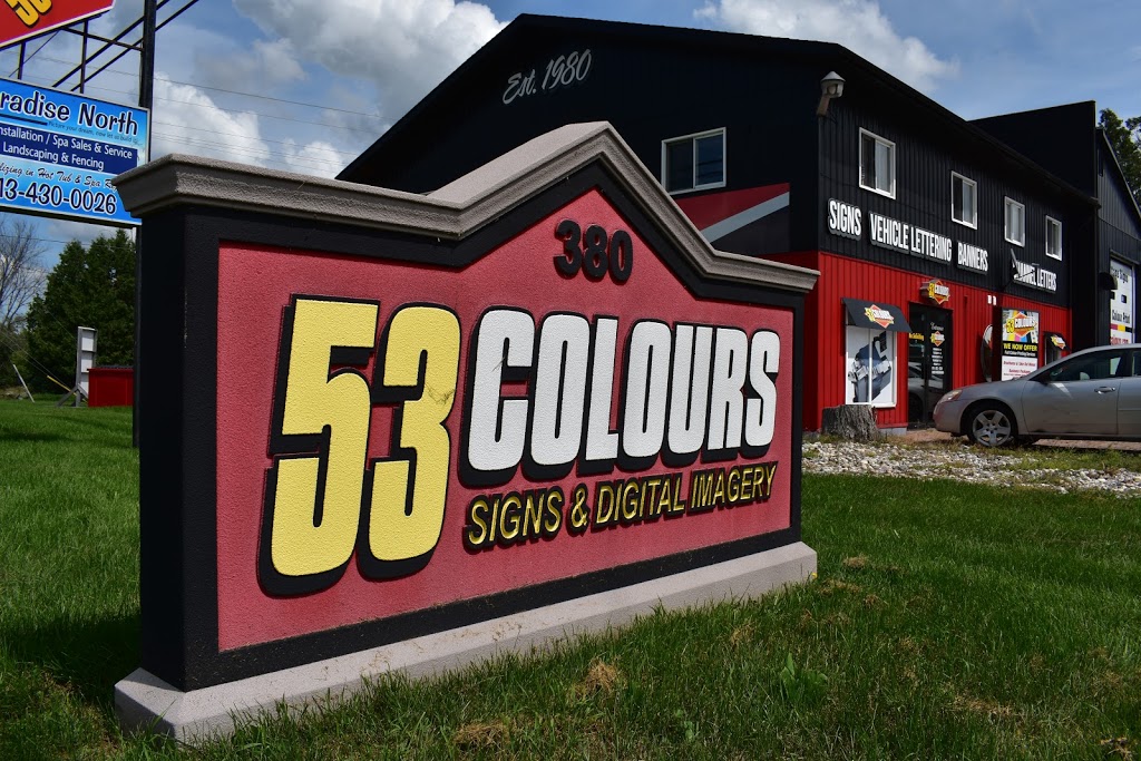 53 Colours - Signs & Printing | 380 Townline Road East, Carleton Place, ON K7C 3S3, Canada | Phone: (613) 253-5324