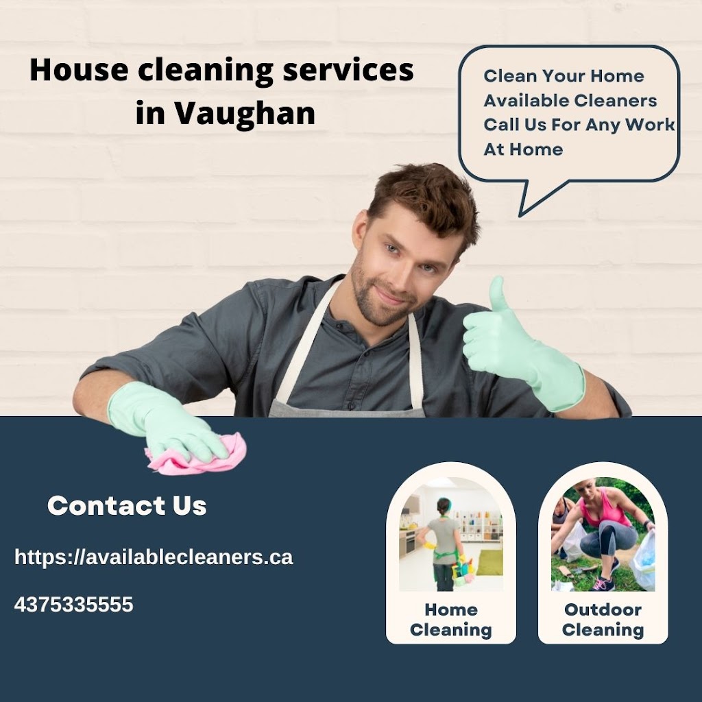 Available Cleaners | 141 Robert Hicks Dr, North York, ON M2R 3R2, Canada | Phone: (437) 533-5555