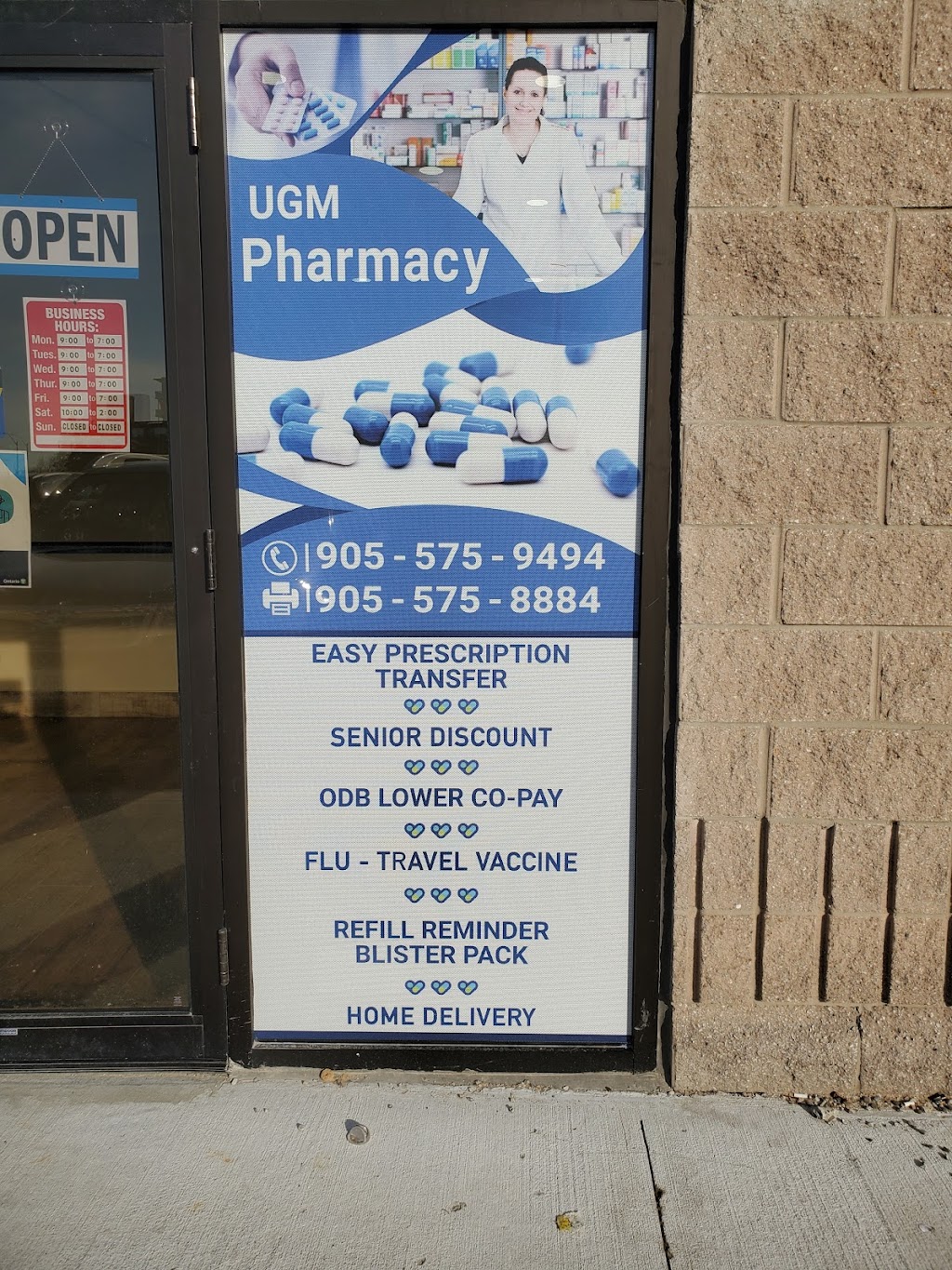 UGM MEDICAL PHARMACY | 724 Mohawk Rd E #2C, Hamilton, ON L8T 2P8, Canada | Phone: (905) 575-9494