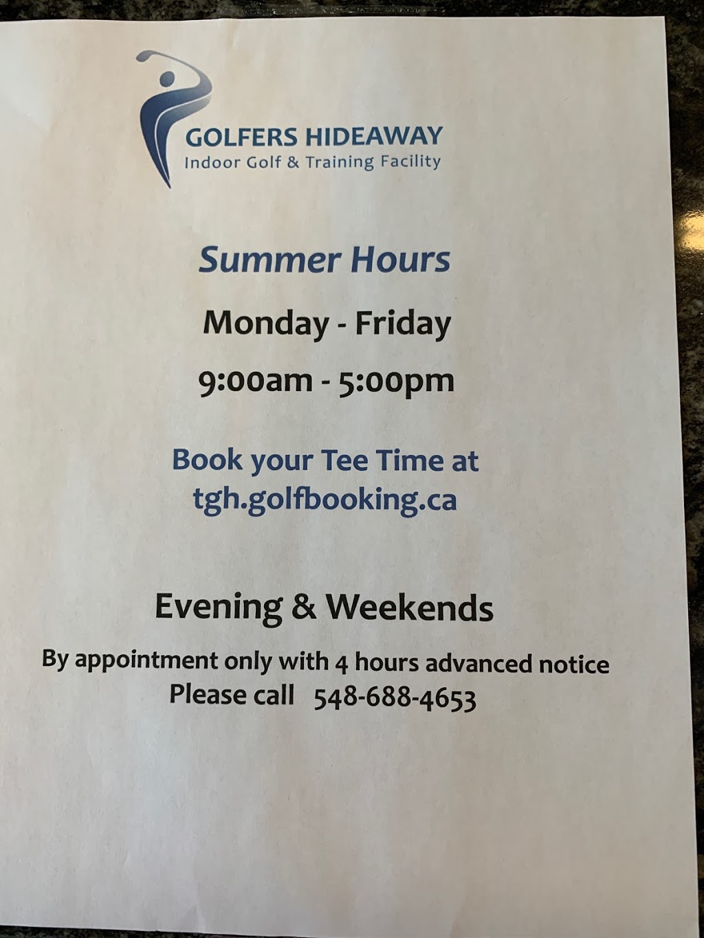 GOLFERS HIDEAWAY Indoor Golf & Training Facility | 22499 Jefferies Rd, Komoka, ON N0L 1R0, Canada | Phone: (548) 688-4653