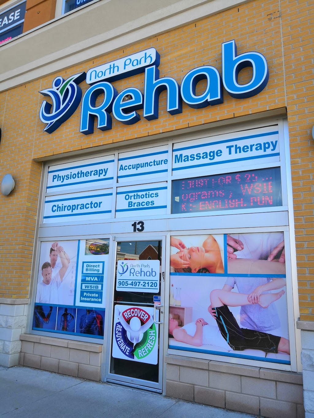 North Park Rehab | Unit 13, N Park Dr, Brampton, ON L6S 0C9, Canada | Phone: (905) 497-2120