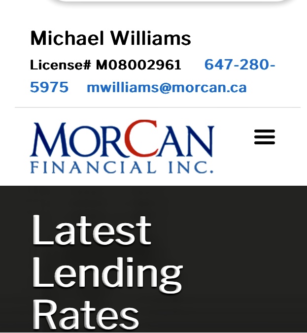 Morcan Financial Inc. Michael Williams, Mortgage Agent. | 10 Dean Park Rd Unit 402, Scarborough, ON M1B 3G8, Canada | Phone: (647) 280-5975