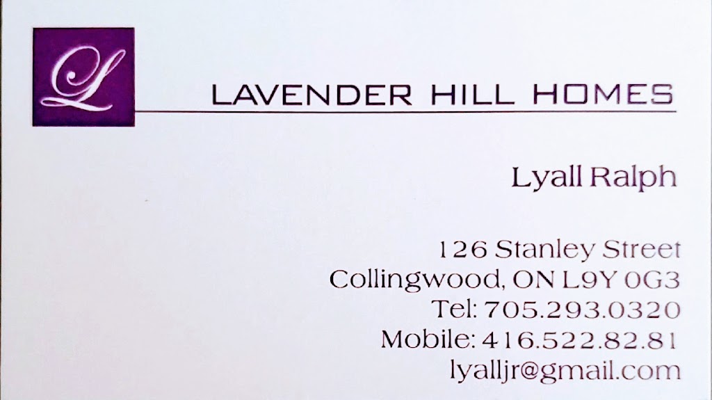 Lavender Hill Homes | 126 Stanley St, Collingwood, ON L9Y 0G3, Canada | Phone: (416) 522-8281