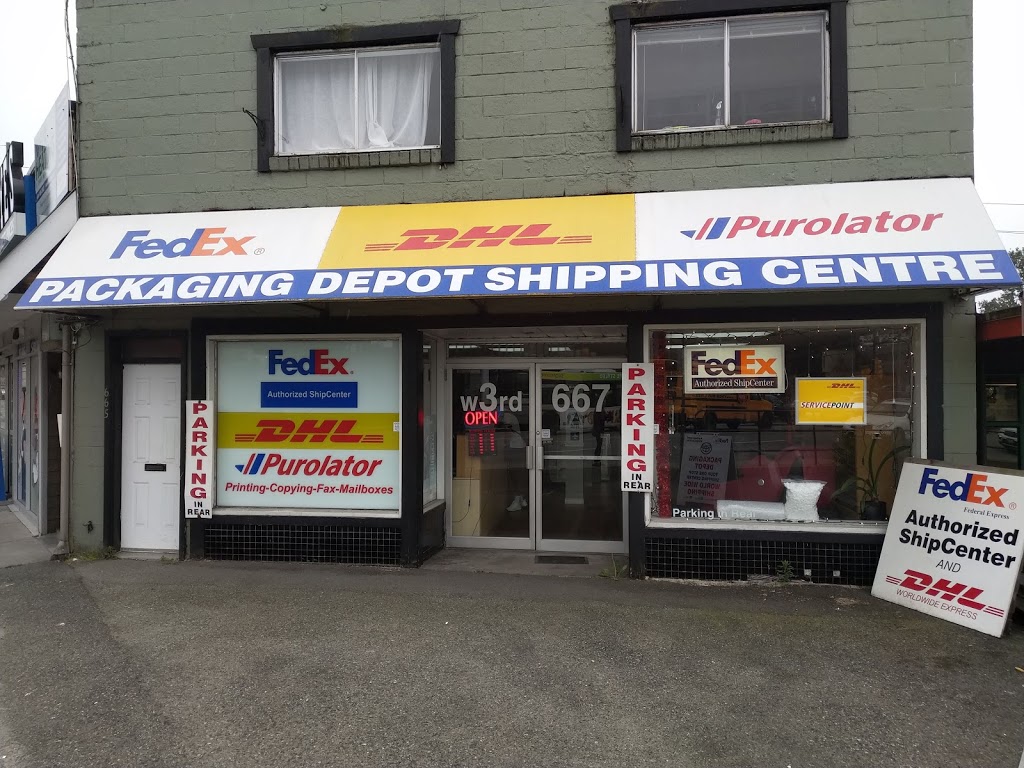 FedEx Purolator UPS DHL Authorized - Packaging Depot | 667 3rd St W, North Vancouver, BC V7M 1H1, Canada | Phone: (604) 990-4717