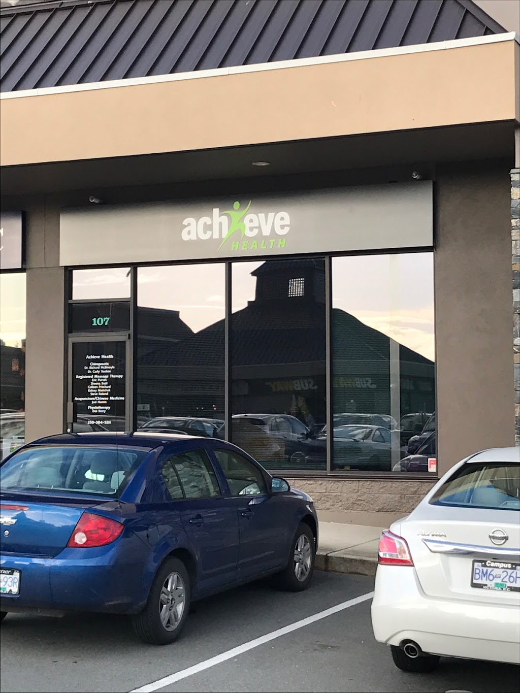 Achieve Health | 1505 Admirals Rd #107, Victoria, BC V9A 2P8, Canada | Phone: (250) 384-5211