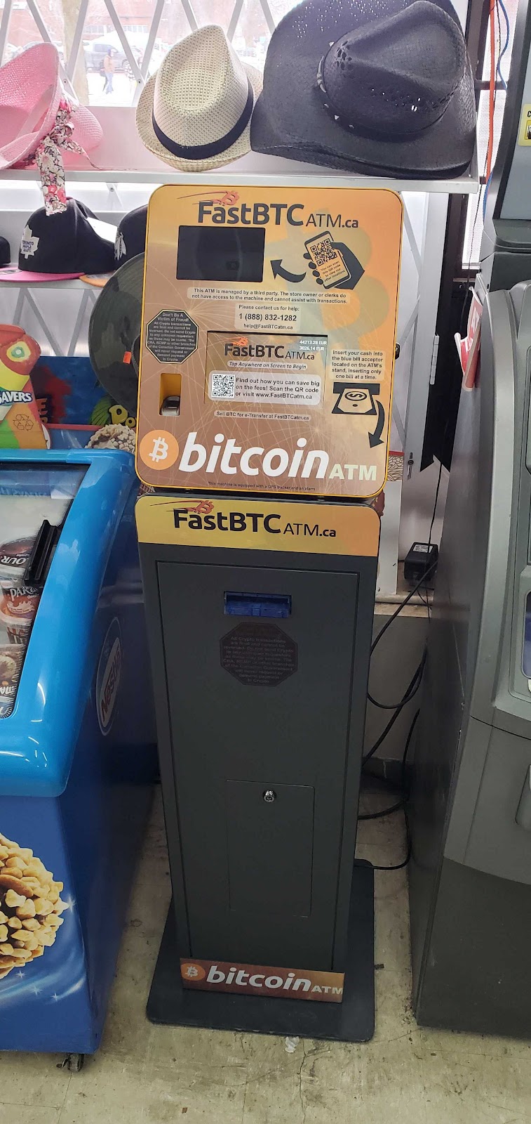 FastBTC Bitcoin ATM - Banting Convenience | 176 Victoria St E, Alliston, ON L9R 1K6, Canada | Phone: (888) 832-1282