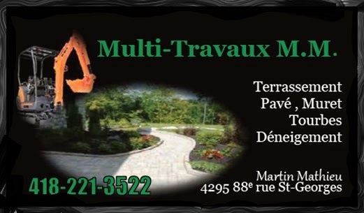 Multi-travaux M.M. | 4295 88e Rue, Saint-Georges, QC G5Y 5C2, Canada | Phone: (418) 221-3522