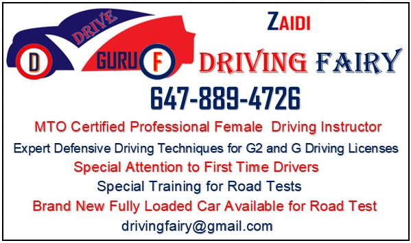 Driving Fairy | 42 Lonsdale Ct, Whitby, ON L1P 1R8, Canada | Phone: (647) 889-4726