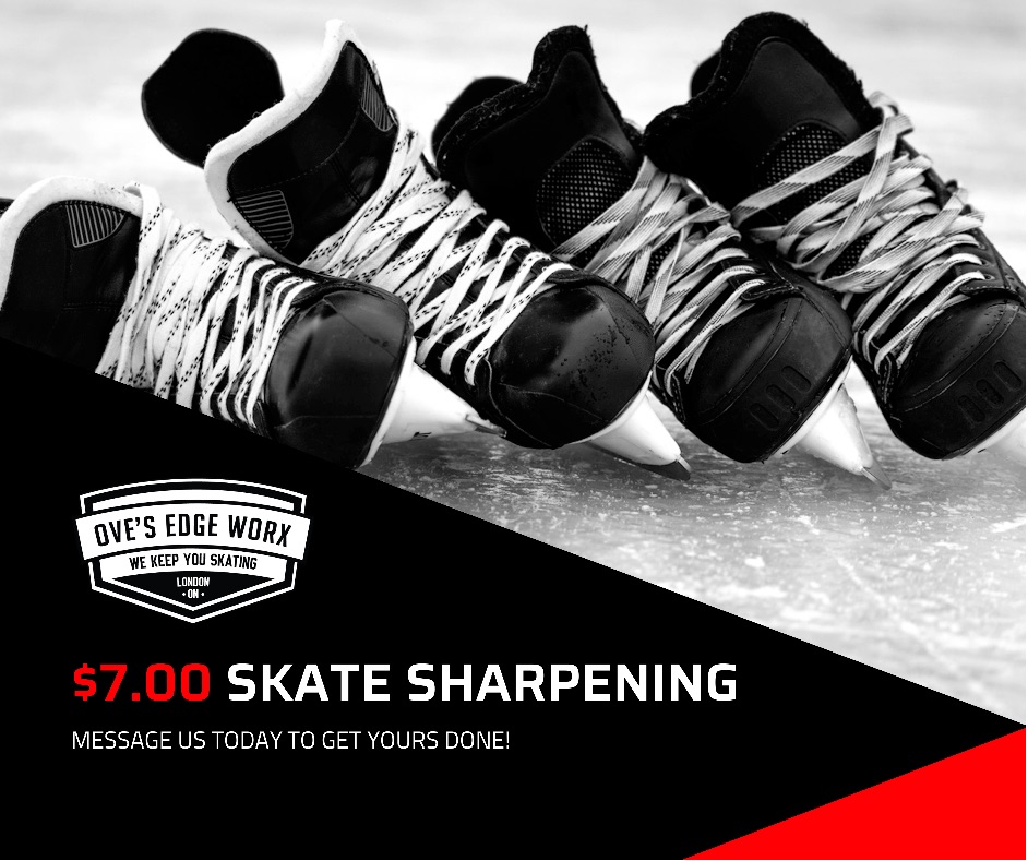 Oves Edge Worx Hockey Skate Sharpening | 49 Garland Crescent, London, ON N5V 1N4, Canada | Phone: (519) 318-6746