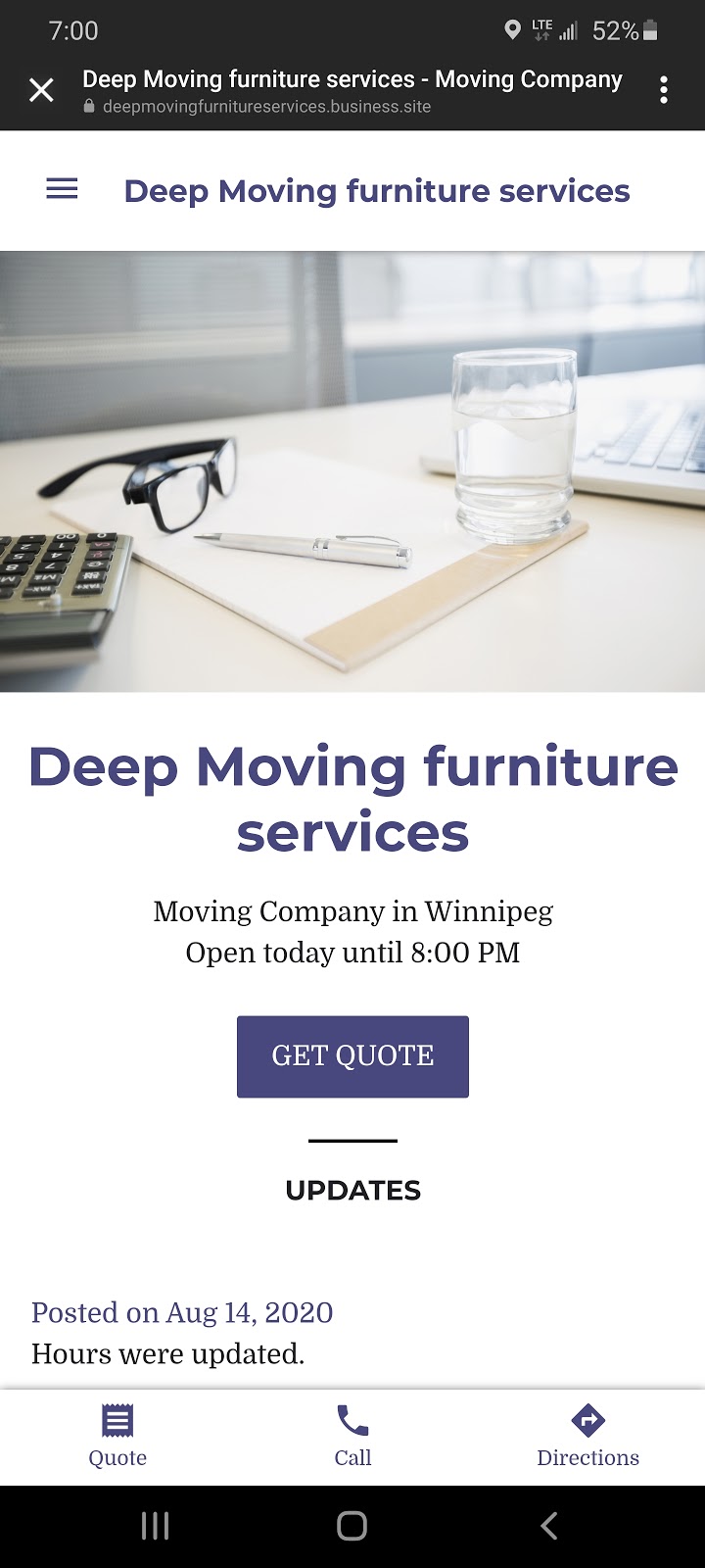 Deep Moving furniture services | 305 Mandalay Dr, Winnipeg, MB R2P 1C6, Canada | Phone: (204) 396-5351