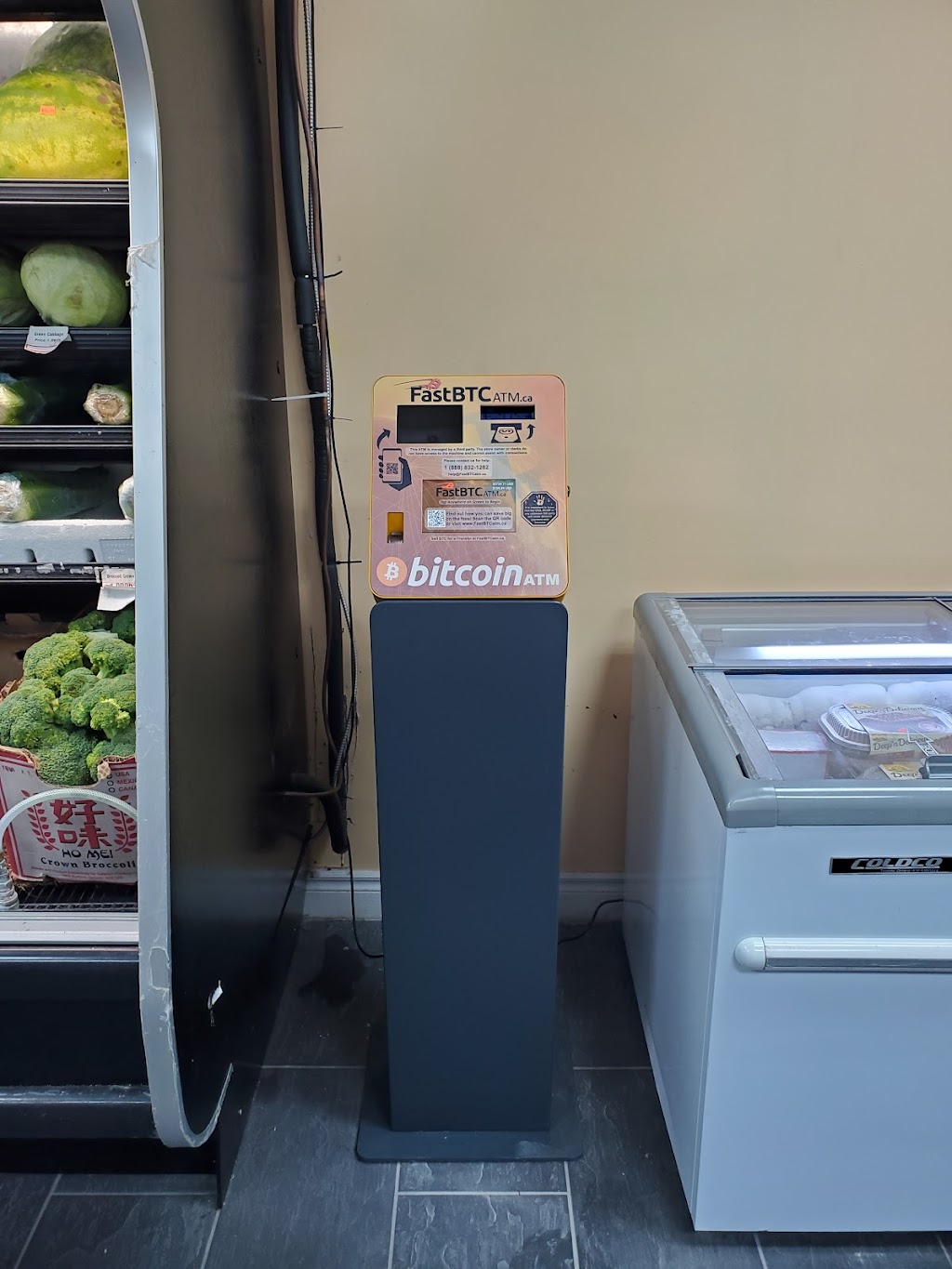 FastBTC Bitcoin ATM - Fresh Choice Store | 809 OConnor Dr, East York, ON M4B 2S7, Canada | Phone: (888) 832-1282