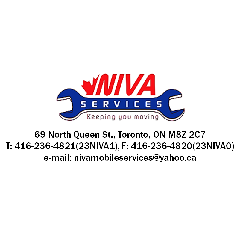 Niva Services | 69 N Queen St, Etobicoke, ON M8Z 2C7, Canada | Phone: (416) 236-4821