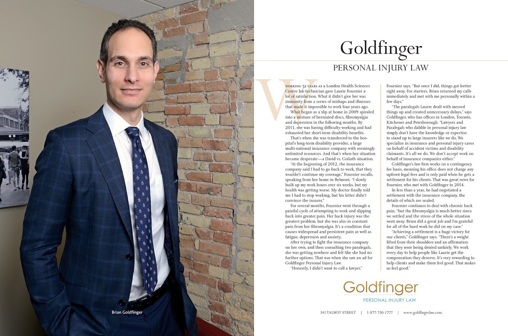 Goldfinger Injury Lawyers | 167 Sheppard Ave W, North York, ON M2N 1M9, Canada | Phone: (416) 730-1777