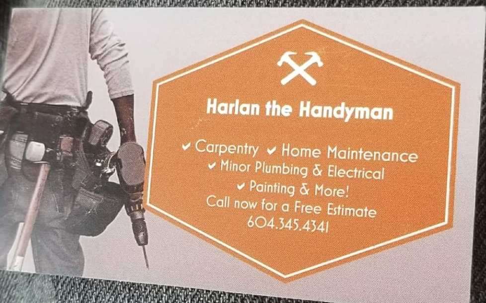 Harlan the Handyman | 6053 28 Ave, Delta, BC V4L 2N6, Canada | Phone: (604) 345-4341