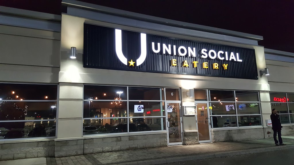 Union Social Eatery | 6986 Financial Dr #6, Mississauga, ON L5N 8J4, Canada | Phone: (905) 814-1234