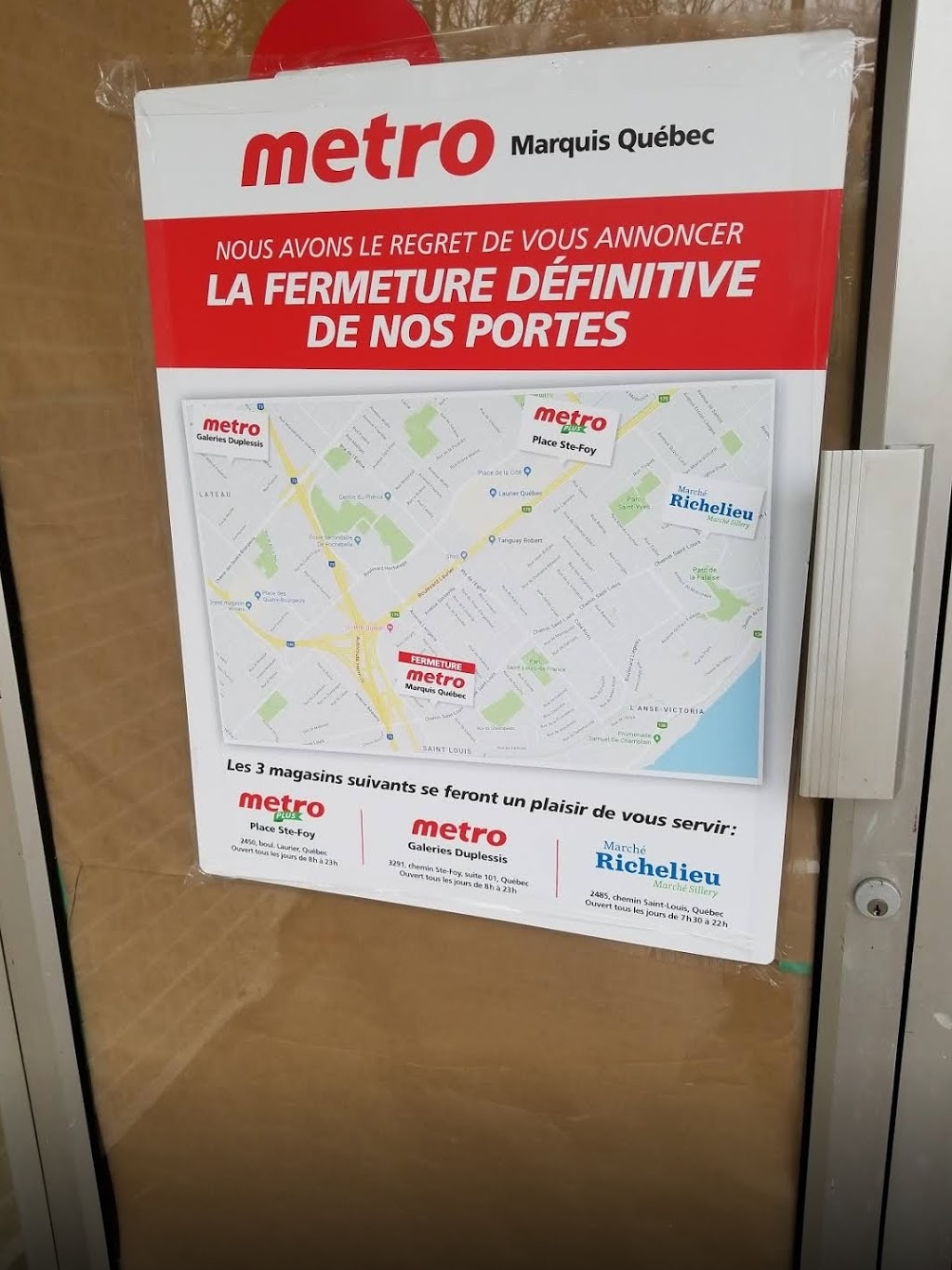 Metro Marquis Québec | 3100 Rue de la Forest, Québec, QC G1W 1L8, Canada | Phone: (418) 651-5004