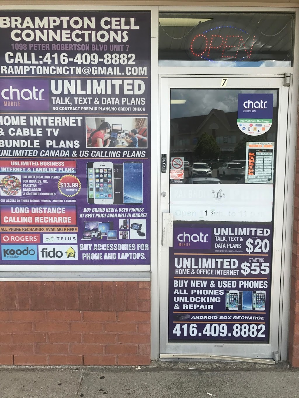 Brampton Cell Connections | 1098 Peter Robertson Blvd Unit #7, Brampton, ON L6R 3A5, Canada | Phone: (437) 223-3506