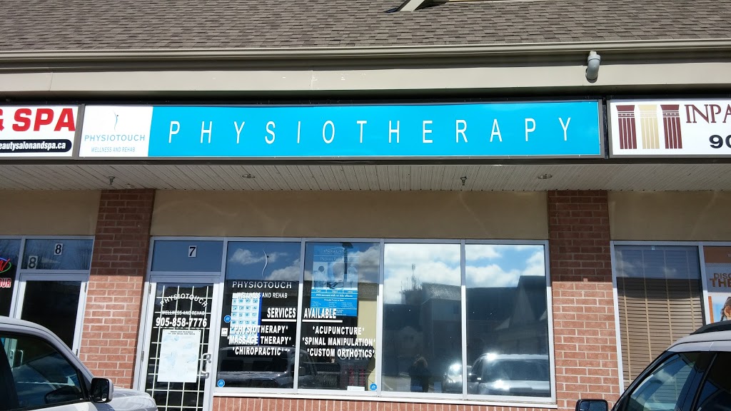 PhysioTouch Wellness and Rehab Centre | 5380 Terry Fox Way Unit 7, Mississauga, ON L5V 0A5, Canada | Phone: (905) 858-7776